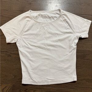 TNAction White Cropped T-Shirt